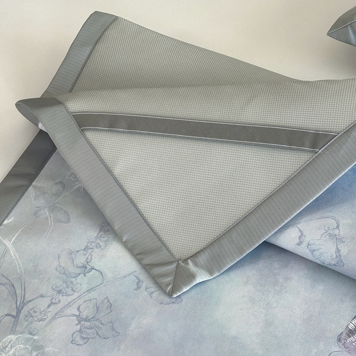 91家纺网 家纺一手货源 找家纺 （总）禧禾 2025新款超细旦锦纶冷凝印花凉席席子