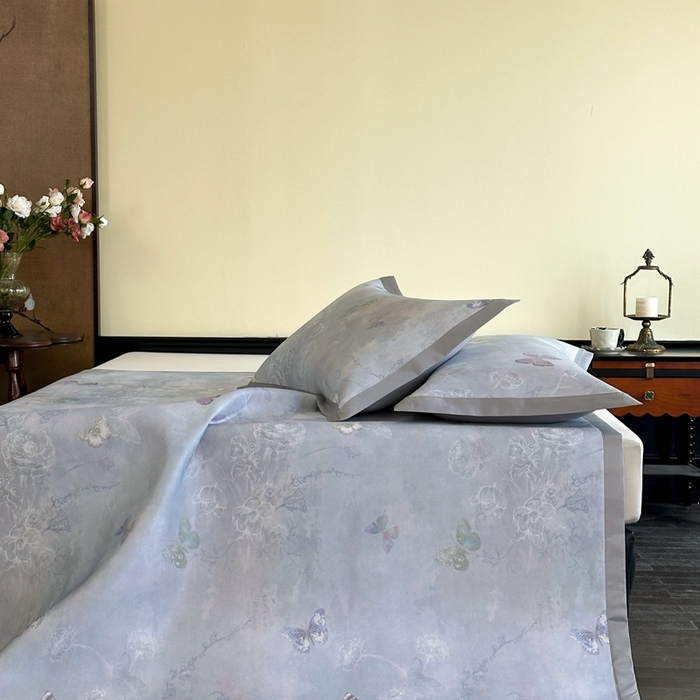 91家纺网 家纺一手货源 找家纺 （总）禧禾 2025新款超细旦锦纶冷凝印花凉席席子