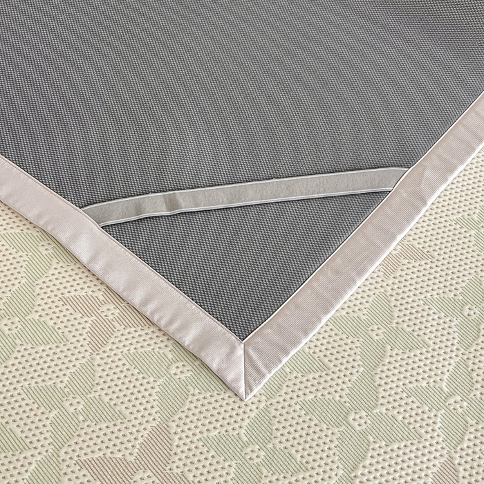 91家纺网 家纺一手货源 找家纺 禧禾 2025新款PE高分子A类泡小豆色织提花提花凉席三件套-蒂梵朵 蒂梵朵-浅绿