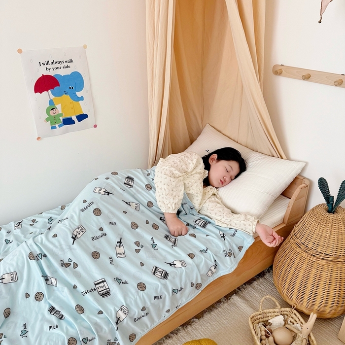 91家纺网 家纺一手货源 找家纺 （总）星期八 2025新款婴儿裸睡级冰丝毯凉感毯