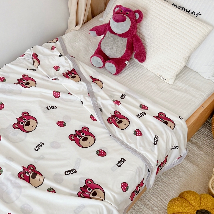 91家纺网 家纺一手货源 找家纺 （总）星期八 2025新款婴儿裸睡级冰丝毯凉感毯