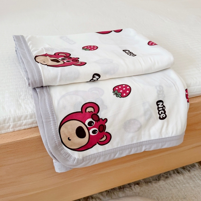 91家纺网 家纺一手货源 找家纺 （总）星期八 2025新款婴儿裸睡级冰丝毯凉感毯