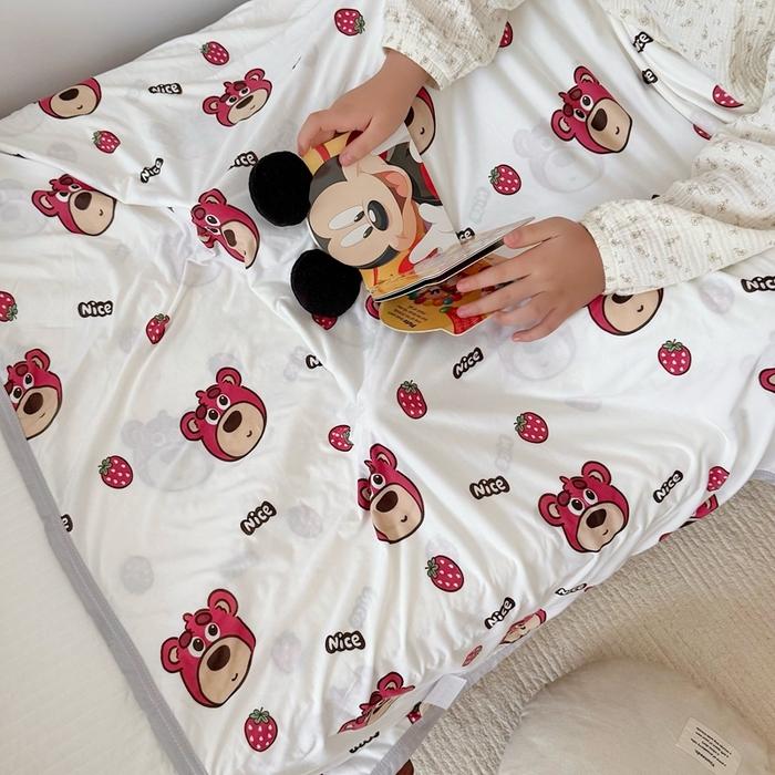 91家纺网 家纺一手货源 找家纺 （总）星期八 2025新款婴儿裸睡级冰丝毯凉感毯