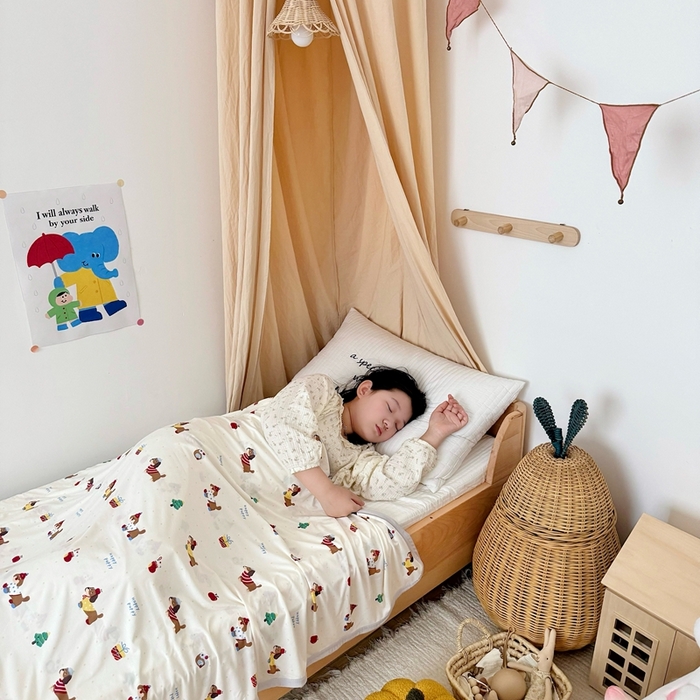 星期八 2025新款婴儿裸睡级冰丝毯凉感毯 腊肠狗