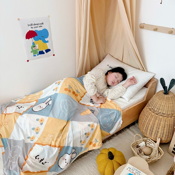 星期八 2025新款婴儿裸睡级冰丝毯凉感毯 兔子屋