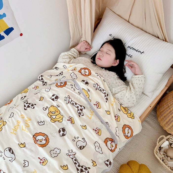 91家纺网 家纺一手货源 找家纺 星期八 2025新款婴儿裸睡级冰丝毯凉感毯 小鸭子