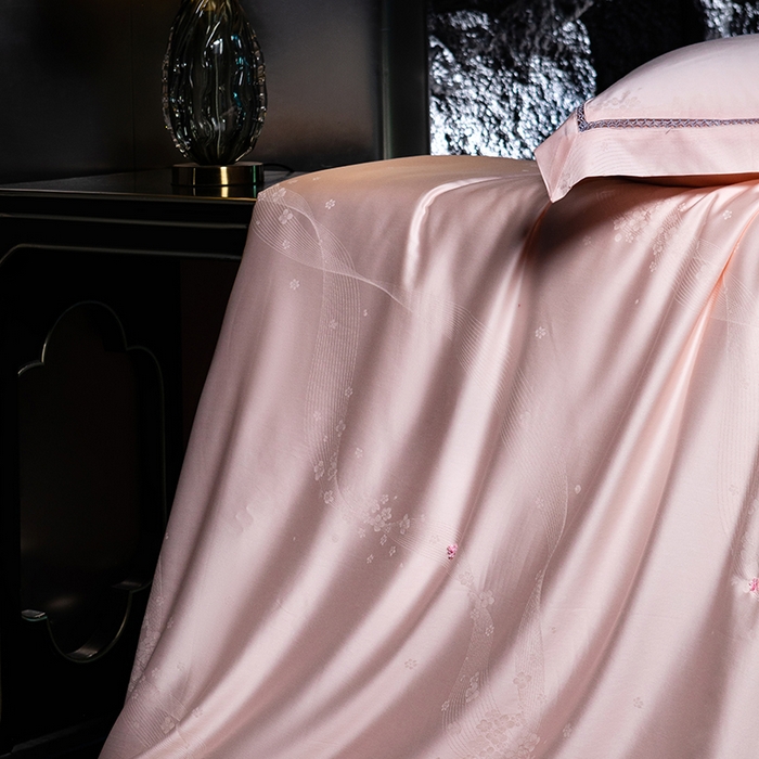 91家纺网 家纺一手货源 找家纺 美伦美 2025新款全棉天丝提花夏被春秋被冬被被子被芯 玉色