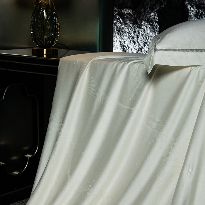 91家纺网 家纺一手货源 找家纺 美伦美 2025新款全棉天丝提花夏被春秋被冬被被子被芯 白色