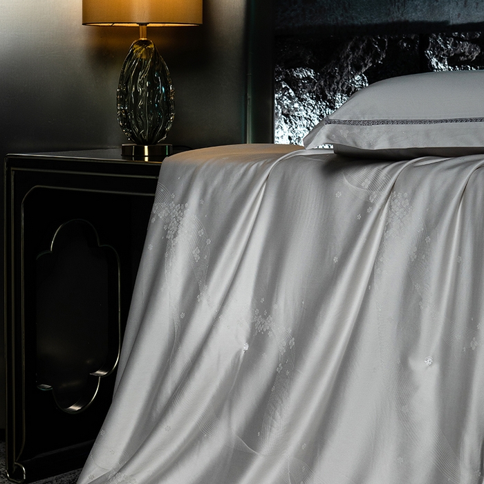 91家纺网 家纺一手货源 找家纺 美伦美 2025新款全棉天丝提花夏被春秋被冬被被子被芯 灰色