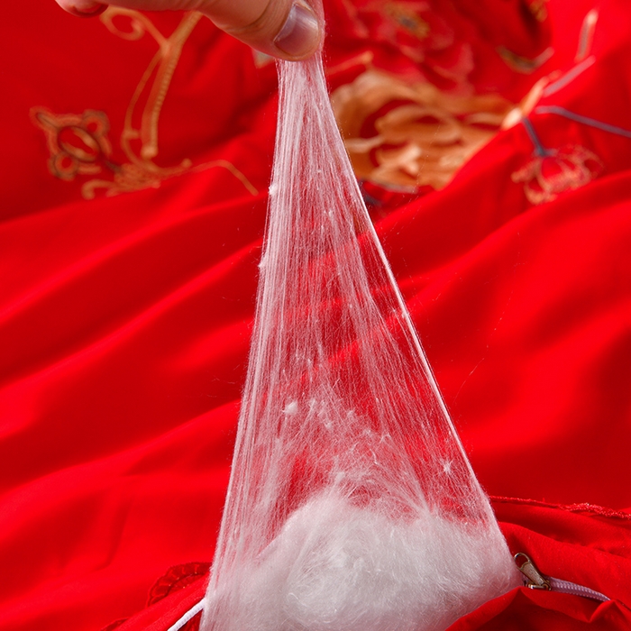 91家纺网 家纺一手货源 找家纺 美伦美 2025新款全棉婚庆冬被被子被芯 禧福连理