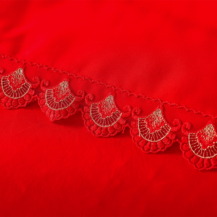 91家纺网 家纺一手货源 找家纺 美伦美 2025新款全棉婚庆冬被被子被芯 佳偶天成