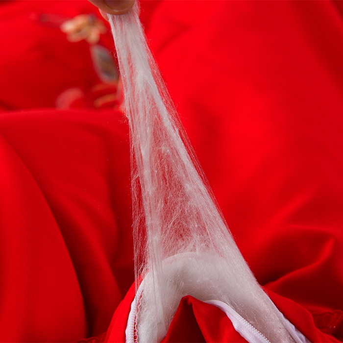 91家纺网 家纺一手货源 找家纺 美伦美 2025新款全棉婚庆冬被被子被芯 天赐良缘