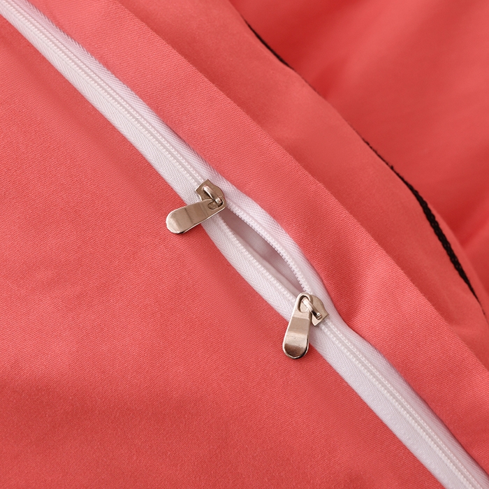 91家纺网 家纺一手货源 找家纺 （总）宇彬家纺 2025新款13374全棉纯棉母婴级轻奢一字绣宽边枕套纯色四件套全棉贡缎