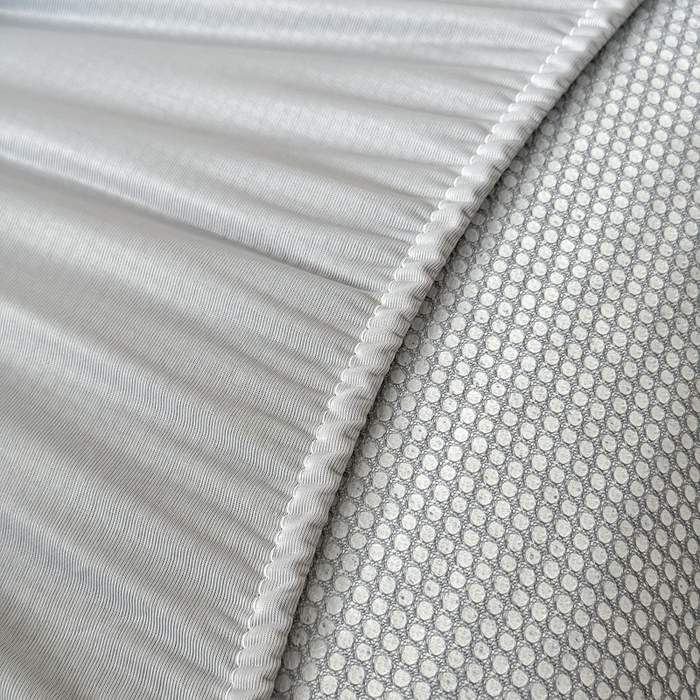 91家纺网 家纺一手货源 找家纺 卡罗兰 2025新款超声波凉豆豆凉席三件套小冰熊系列 绅士灰-床笠