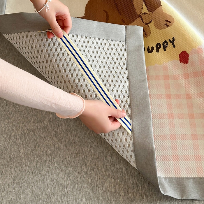 91家纺网 家纺一手货源 找家纺 圆岛家纺 2025春夏新款高克重900D冰丝凉席席子 野餐派对