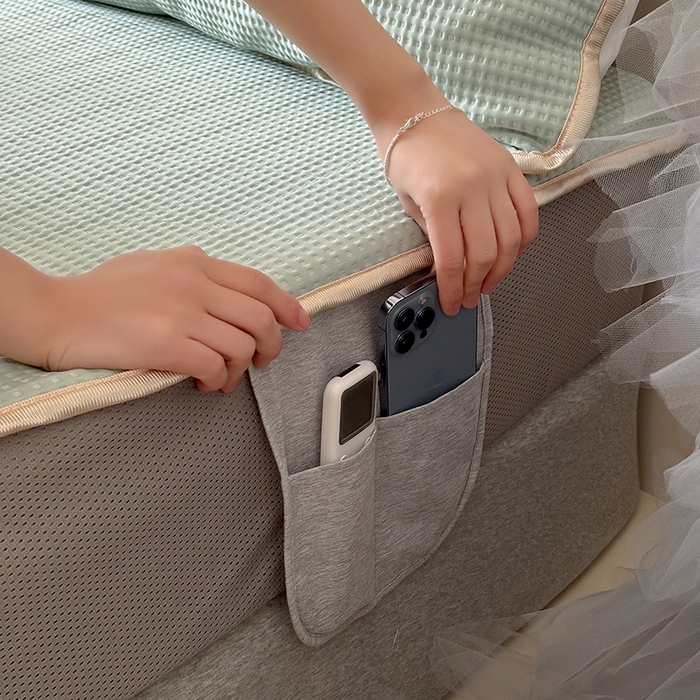 91家纺网 家纺一手货源 找家纺 （总）圆岛家纺 2025夏季高分子PE华夫格刺绣软凉席床笠款三件套