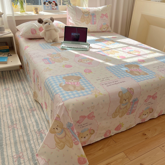 91家纺网 家纺一手货源 找家纺 （总）六巷胡同 2025新款40s13070全棉纯棉卡通单品系列床单单件-单床单