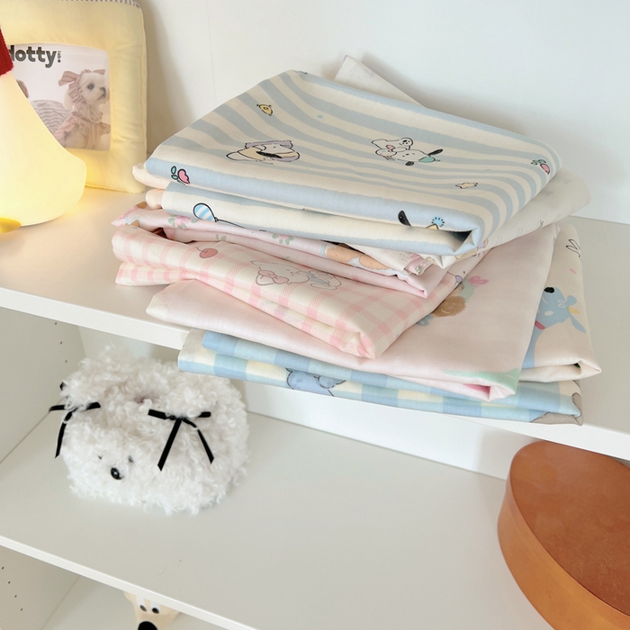 91家纺网 家纺一手货源 找家纺 （总）六巷胡同 2025新款40s13070全棉纯棉卡通单品系列枕套单件-单枕套