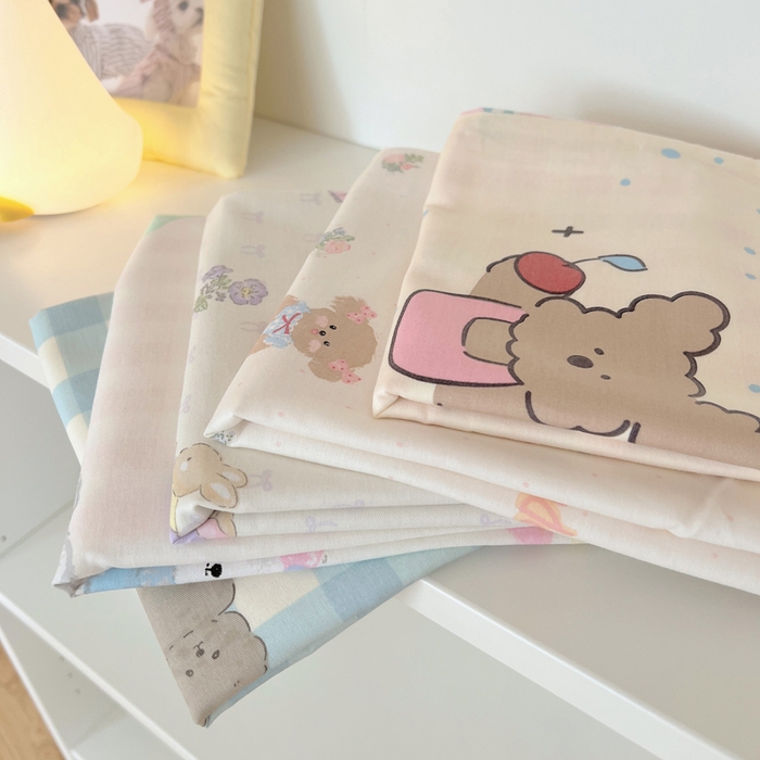 91家纺网 家纺一手货源 找家纺 （总）六巷胡同 2025新款40s13070全棉纯棉卡通单品系列枕套单件-单枕套