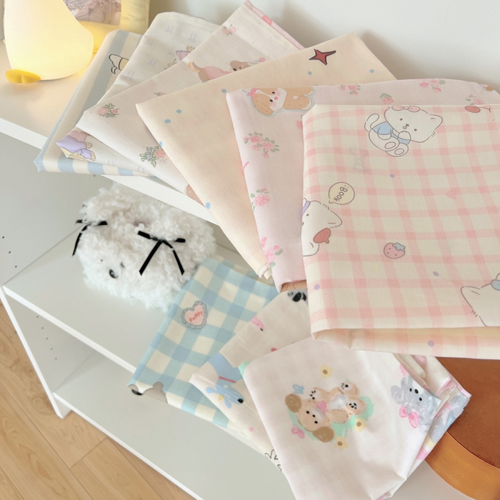 91家纺网 家纺一手货源 找家纺 （总）六巷胡同 2025新款40s13070全棉纯棉卡通单品系列枕套单件-单枕套