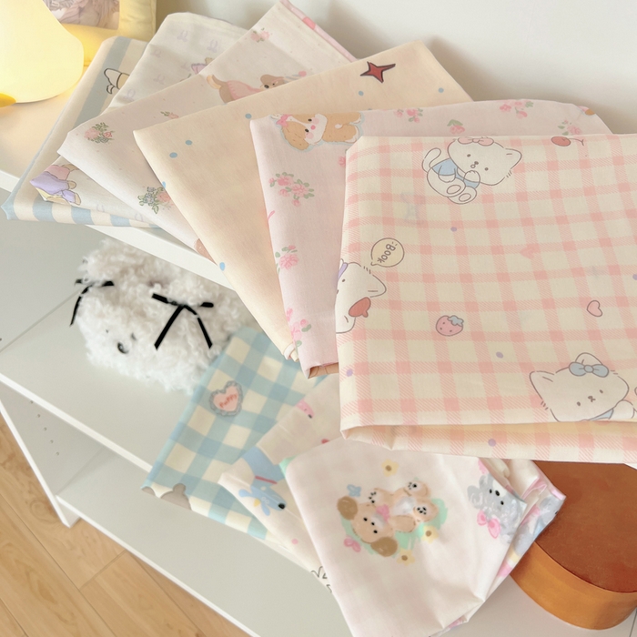 六巷胡同 2025新款40s13070全棉纯棉卡通单品系列枕套单件-单枕套 叠拍图仅供展示