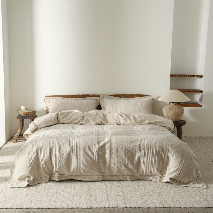 91家纺网 家纺一手货源 找家纺 （总）简家居 2025新款棉麻四件套