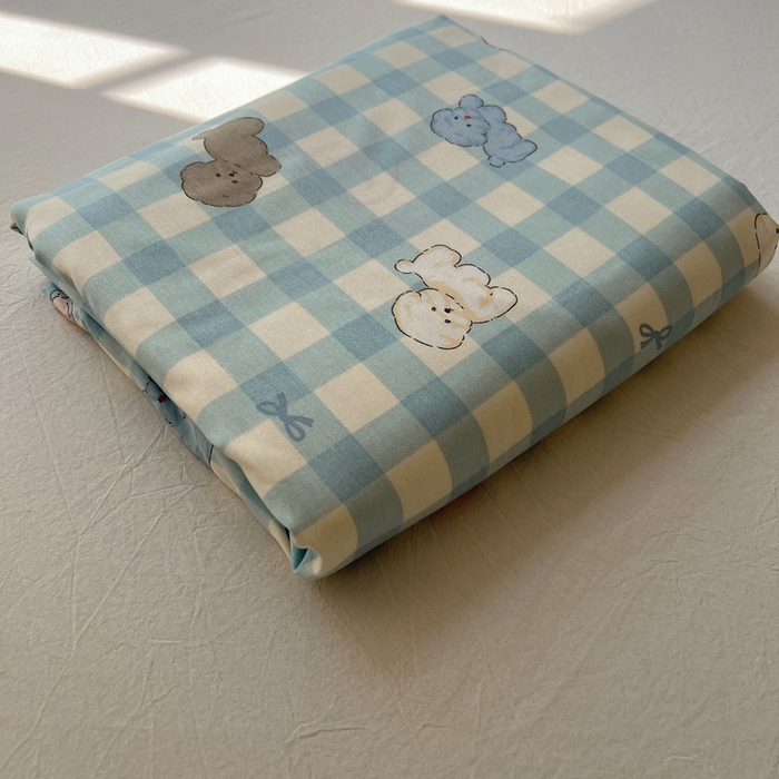 91家纺网 家纺一手货源 找家纺 六巷胡同 2025新款40s13070全棉纯棉卡通单品系列被套单件-单被套 叠拍图仅供展示