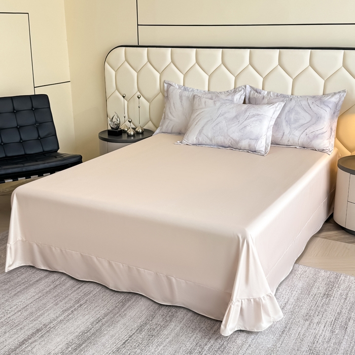 91家纺网 家纺一手货源 找家纺 （总）优纤家纺 2025新款水洗真丝四件套