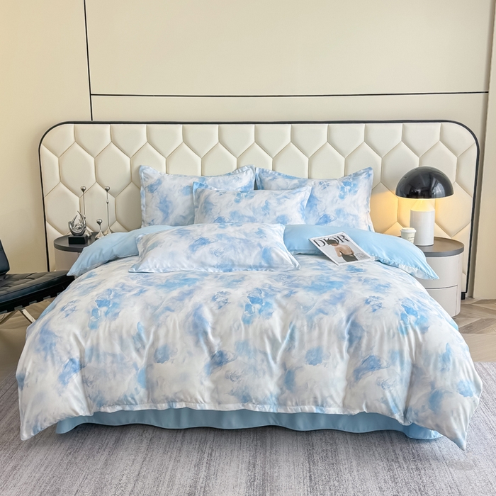 91家纺网 家纺一手货源 找家纺 （总）优纤家纺 2025新款水洗真丝四件套