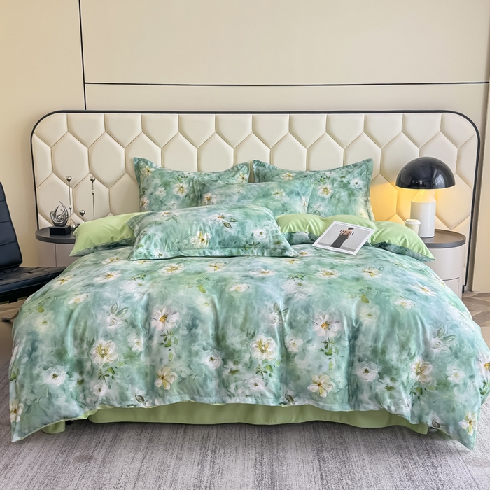 91家纺网 家纺一手货源 找家纺 （总）优纤家纺 2025新款水洗真丝四件套