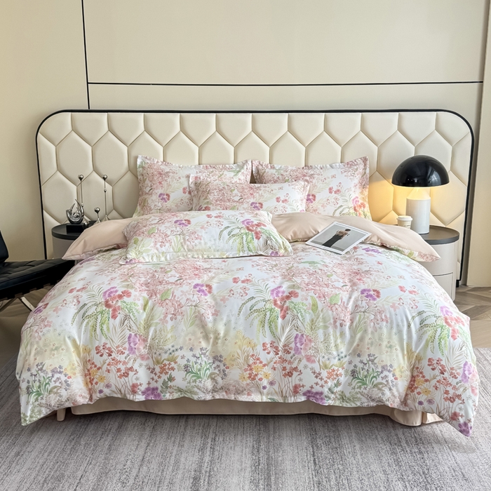 91家纺网 家纺一手货源 找家纺 （总）优纤家纺 2025新款水洗真丝四件套