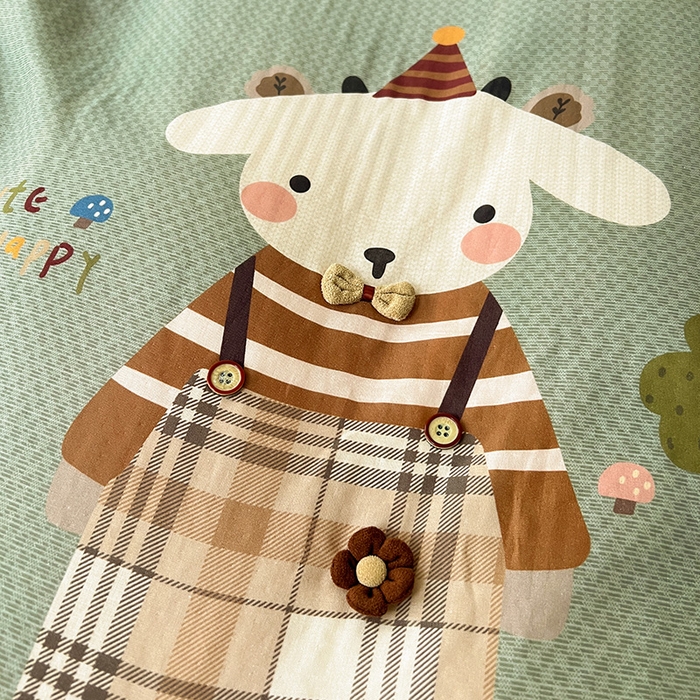 91家纺网 家纺一手货源 找家纺 （总）娜娜 2025新款A类全棉双层纱大版四件套