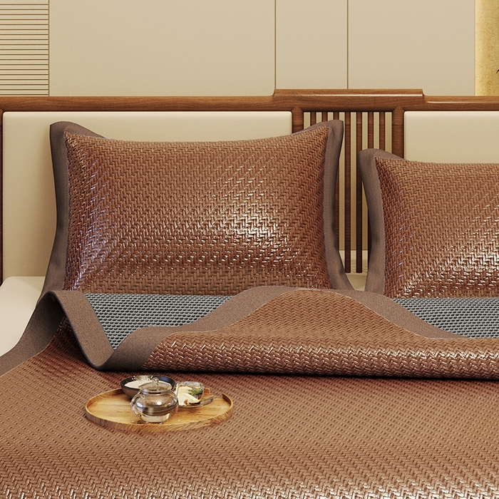 91家纺网 家纺一手货源 找家纺 （总）阿牛席业 2025新款舒爽藤席系列-E-PE藤席