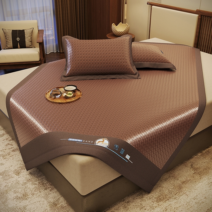 91家纺网 家纺一手货源 找家纺 （总）阿牛席业 2025新款舒爽藤席系列-E-PE藤席