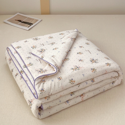 91家纺网 家纺一手货源 找家纺 （总）龙图家纺 2025新款A类母婴针织棉夏被印花卡通婴幼夏凉被空调被