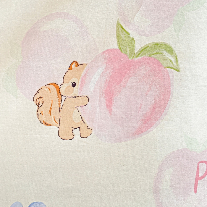 91家纺网 家纺一手货源 找家纺 卡普 2025新款爆款加厚卡通小清新全棉纯棉学生宿舍三件套床笠隔天可拿蜜桃松鼠