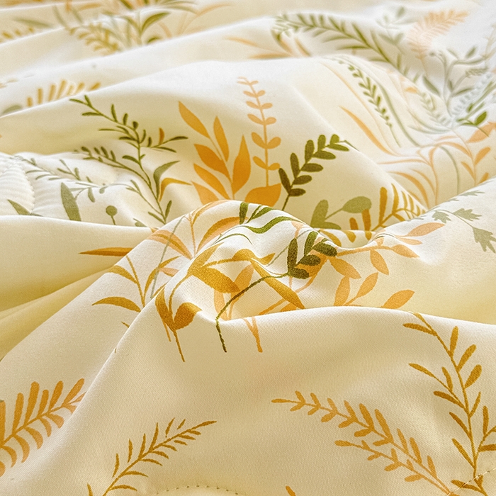 91家纺网 家纺一手货源 找家纺 友承家纺 2025新款A类母婴级大豆夏被夏凉被空调被 芳草