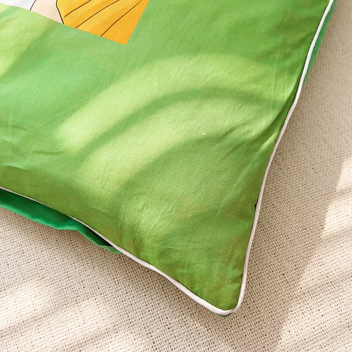 91家纺网 家纺一手货源 找家纺 梵赫 2025新款卡通全棉A类夹棉两用幼儿园儿童夏被被套 探索恐龙