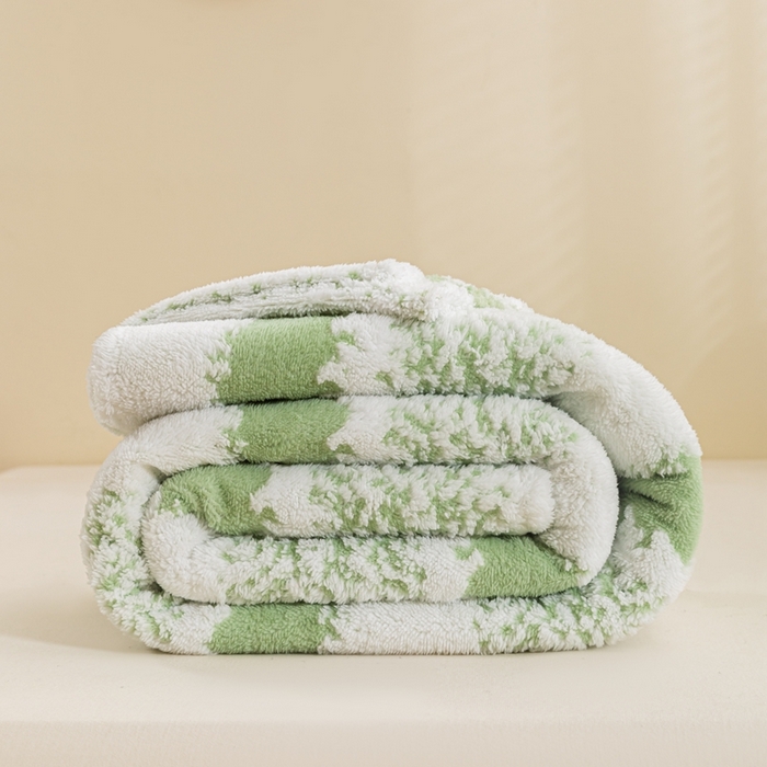 91家纺网 家纺一手货源 找家纺 （总）潮邦 2025新款阳离子柔云毯毛毯-素影雅韵系列【可供跨境电商可压缩】