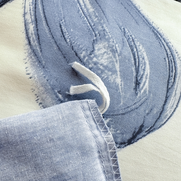 91家纺网 家纺一手货源 找家纺 卡普 2025新款爆款加厚卡通小清新全棉纯棉学生宿舍三件套床笠隔天可拿蓝色甜心