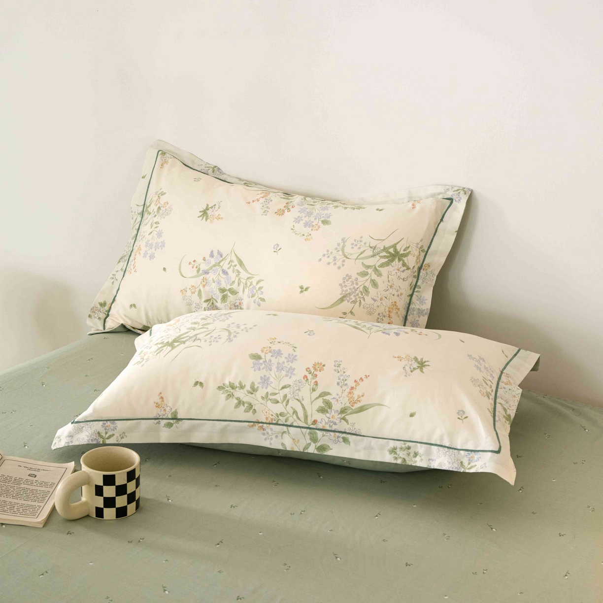 91家纺网 家纺一手货源 找家纺 丽卡家纺 2025新款100s高密新疆长绒棉纯棉四件套 盛茵斯