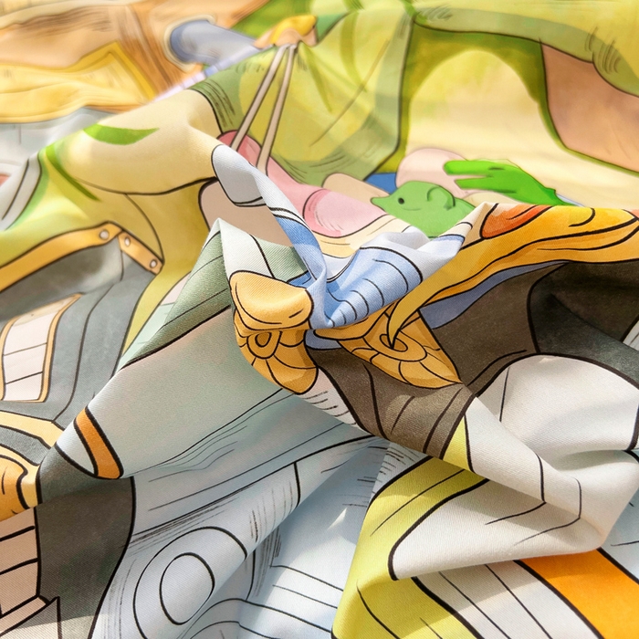 91家纺网 家纺一手货源 找家纺 梵赫 2025新款卡通全棉A类夹棉两用幼儿园儿童夏被被套 探索恐龙