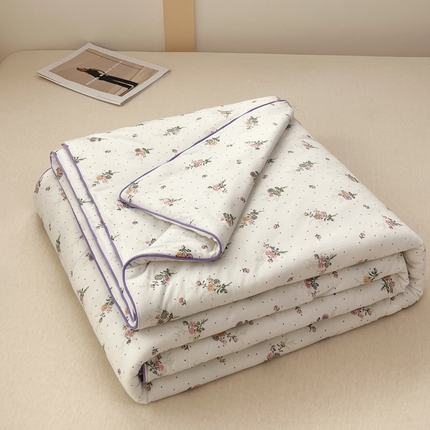 91家纺网 家纺一手货源 找家纺 （总）龙图家纺 2025新款A类母婴针织棉夏被印花卡通婴幼夏凉被空调被