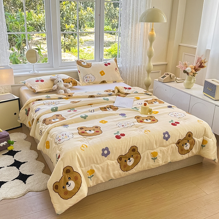 91家纺网 家纺一手货源 找家纺 （总）友承家纺 2025新款A类母婴级大豆夏被夏凉被空调被