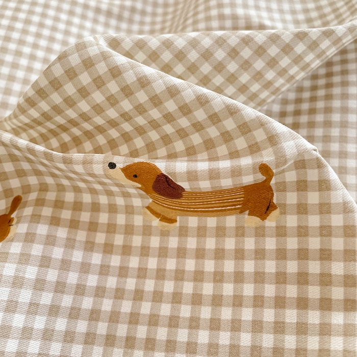 91家纺网 家纺一手货源 找家纺 卡普二店 2024新款爆款加厚卡通小清新全棉纯棉学生宿舍三件套床笠隔天可拿 快乐追梦