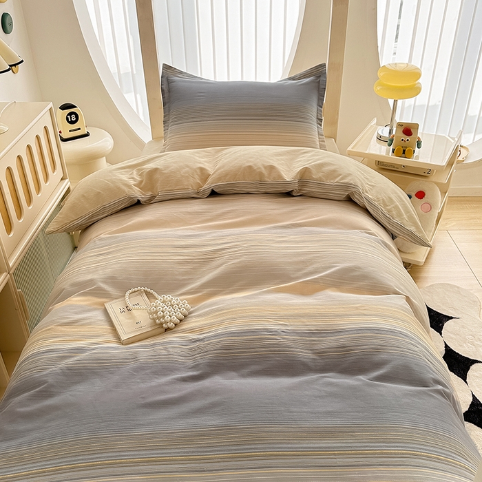 91家纺网 家纺一手货源 找家纺 卡普 2025新款爆款加厚卡通小清新全棉纯棉学生宿舍三件套床笠隔天可拿网络时代