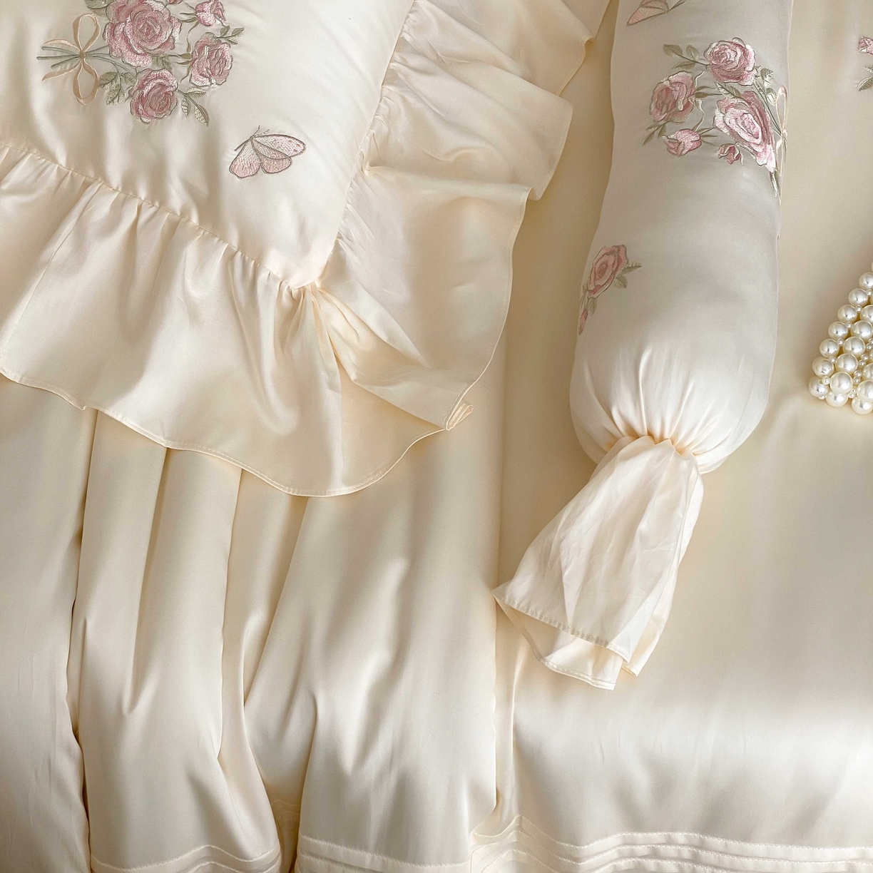 91家纺网 家纺一手货源 找家纺 （总）MIU缪家居 2025新款100支超柔天丝棉四件套-花屿