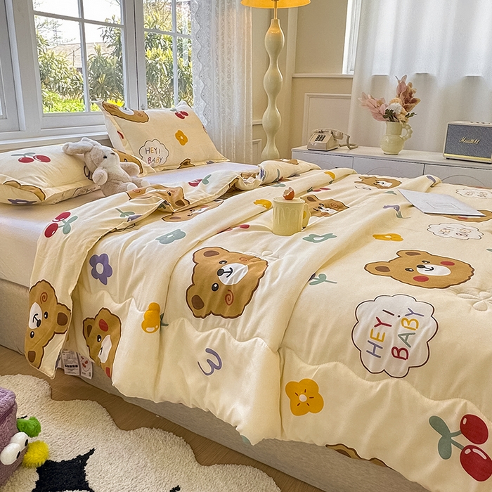 91家纺网 家纺一手货源 找家纺 （总）友承家纺 2025新款A类母婴级大豆夏被夏凉被空调被