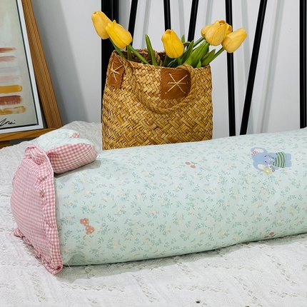 91家纺网 家纺一手货源 找家纺 （总）她喜爱枕芯 2025新款全棉纯棉小碎花兔兔荞麦枕枕头枕芯