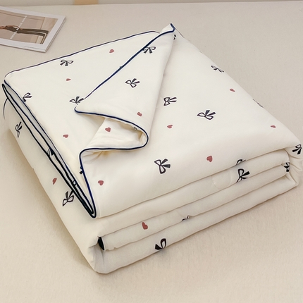 91家纺网 家纺一手货源 找家纺 （总）龙图家纺 2025新款A类母婴针织棉夏被印花卡通婴幼夏凉被空调被